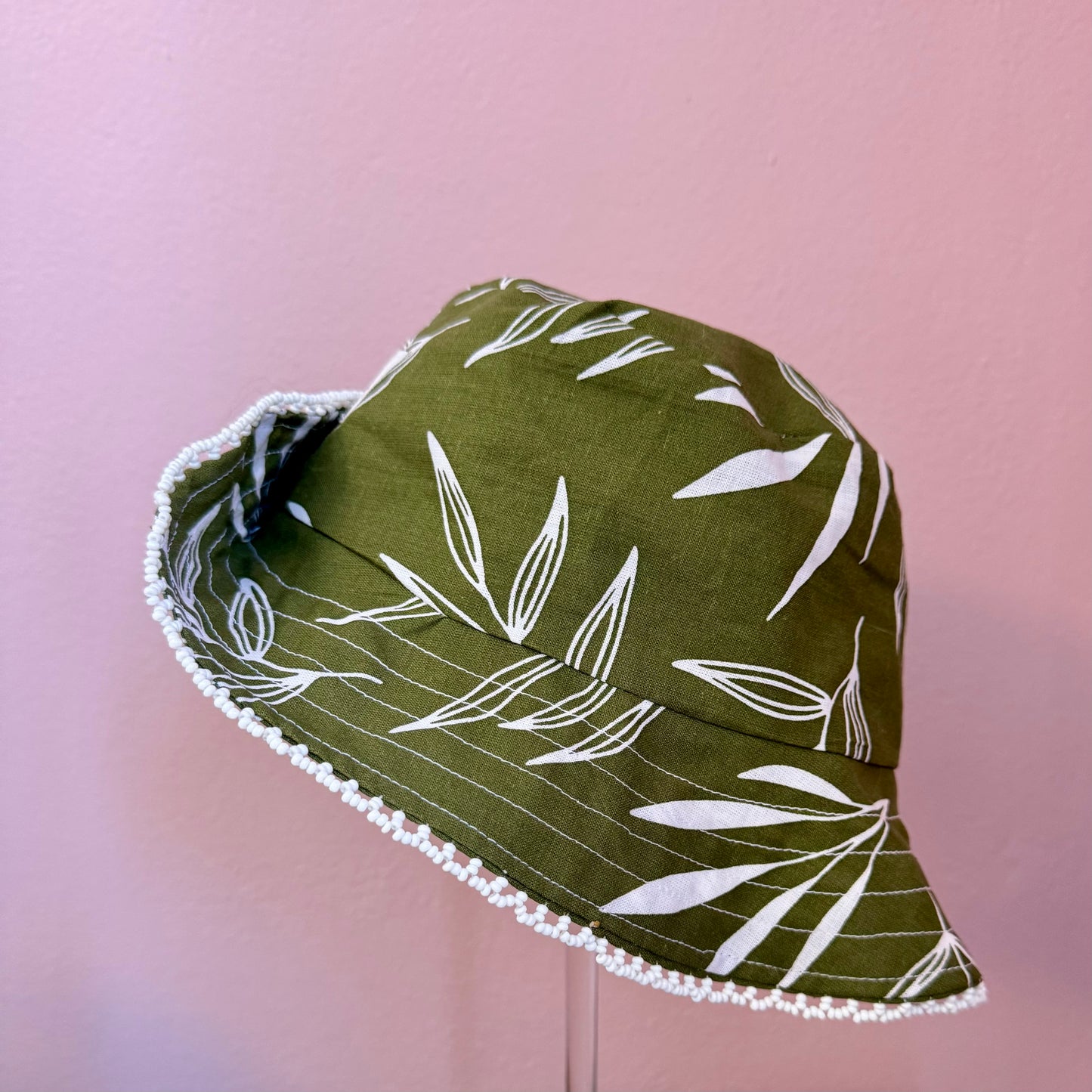 Green Floral Bucket Hat - Toddler