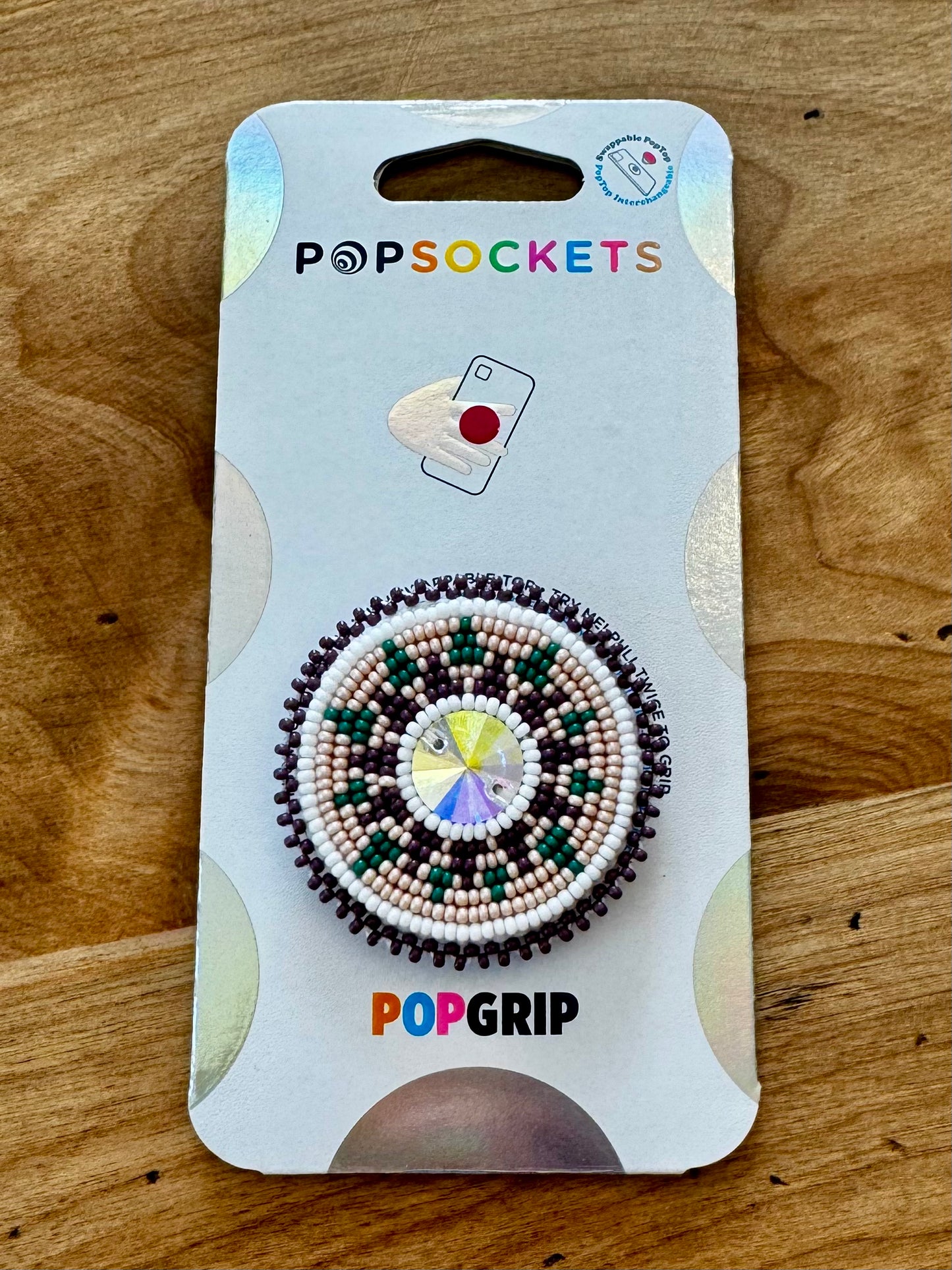 Purple + Green Phone Grip
