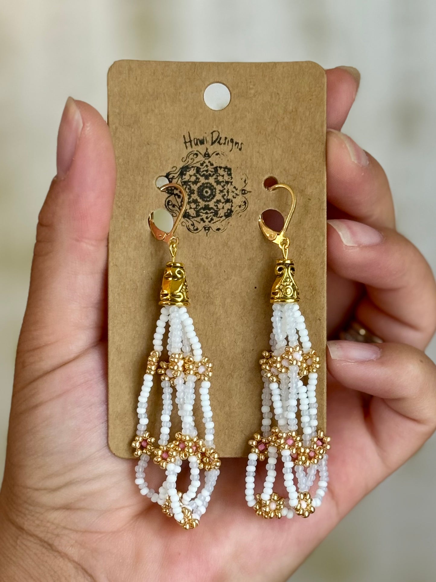 Gold Daisy Earrings