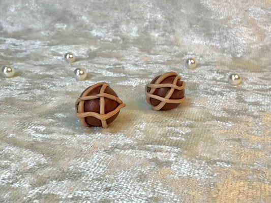 Chocolate Drizzled Studs