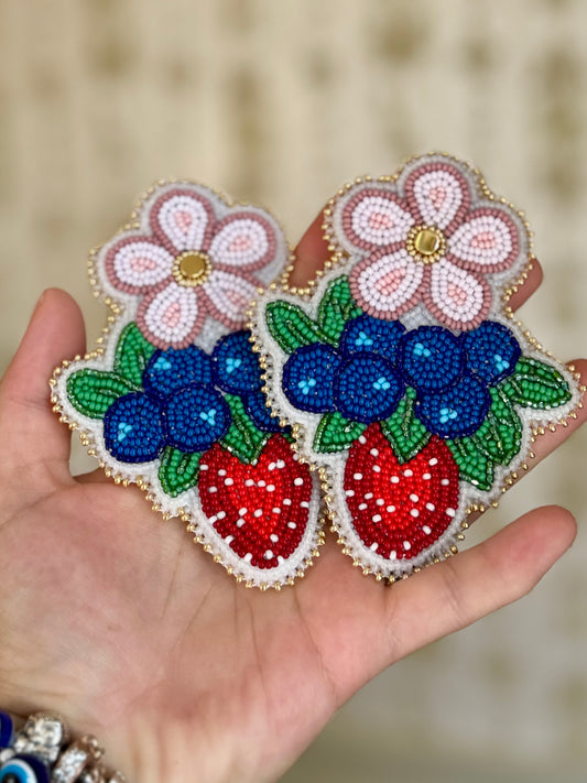 Double Berry Earrings