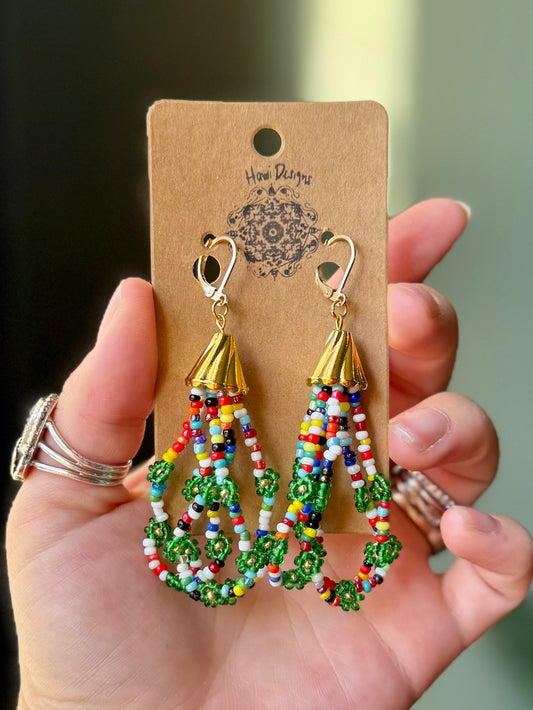 Beadsoup - Green Daisies