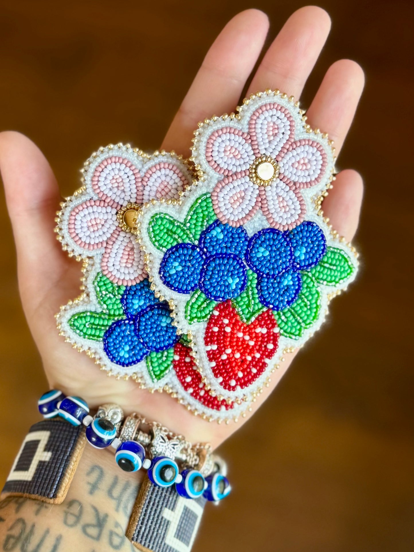 Double Berry Earrings