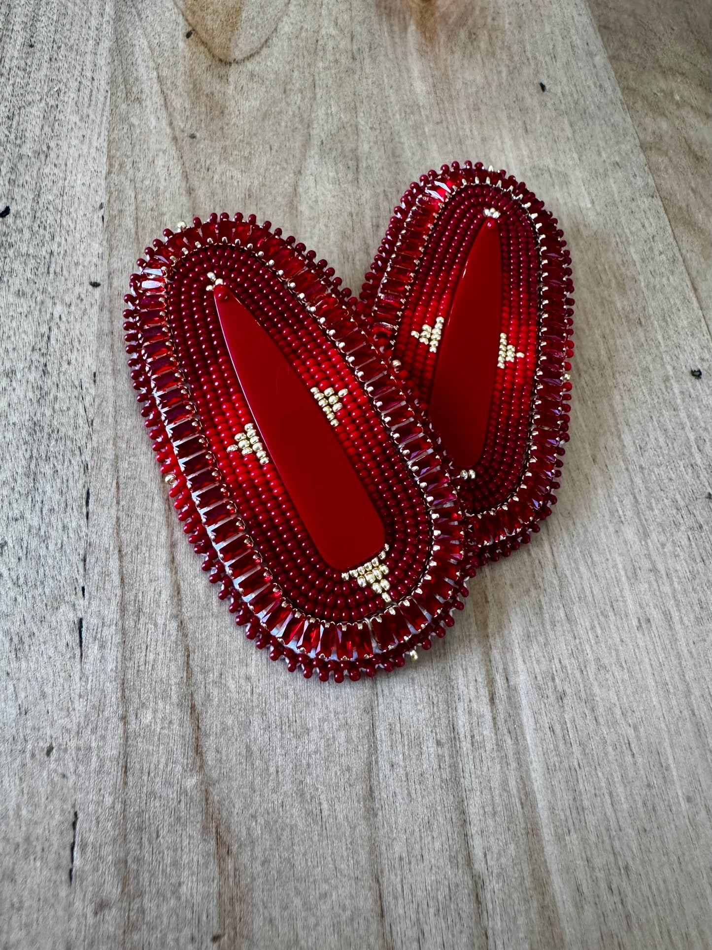 Elegant Reds Earring + Necklace Set