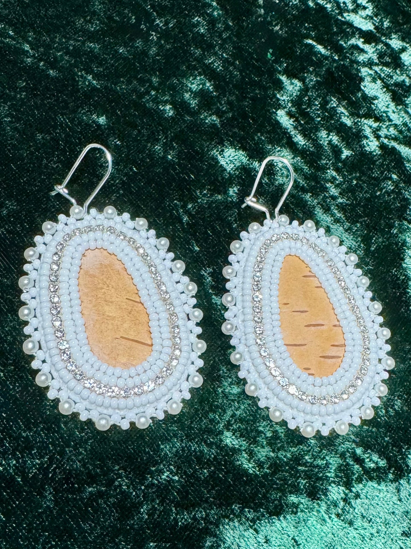 White Birch Bark Teardrops