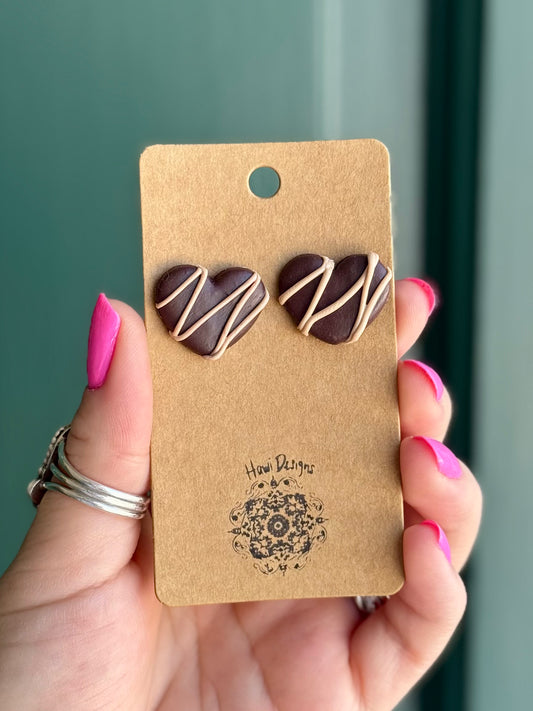 M - Drizzled Chocolate Hearts