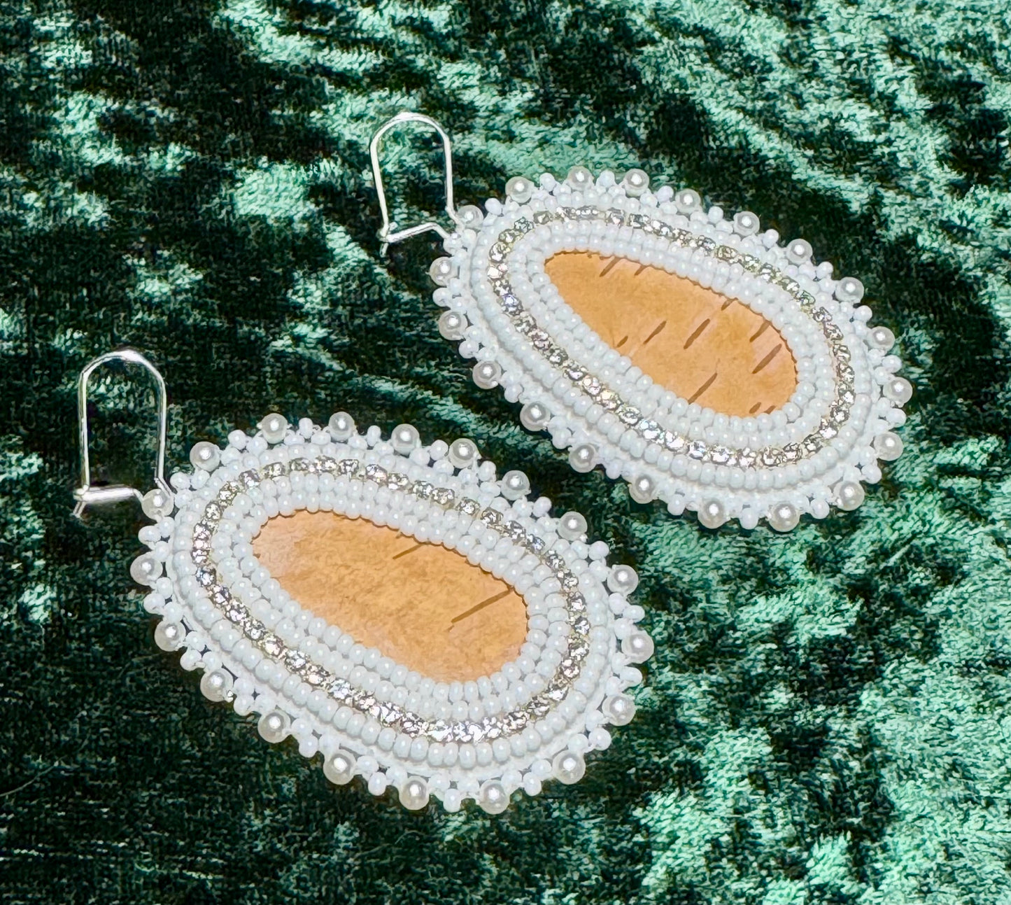 White Birch Bark Teardrops