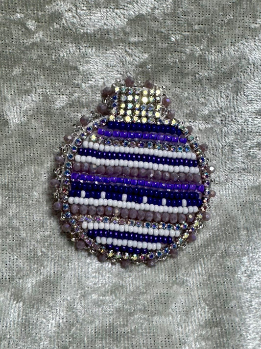 Purple Ornament Pin