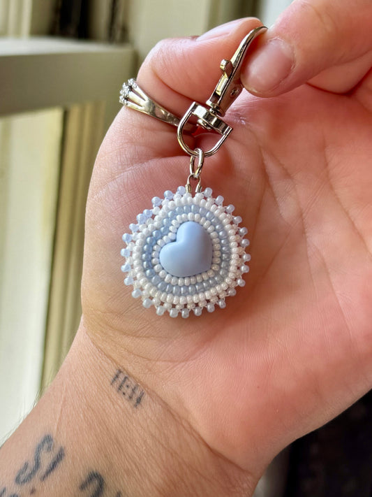 Mini Bby Blue Keychain