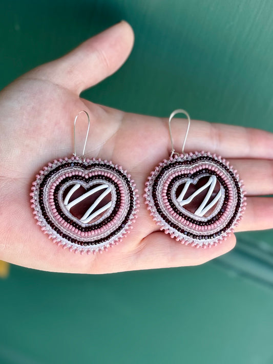 Blush Pink Chocolate Hearts