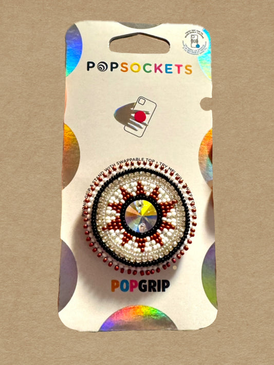 Maroon Star Phone Grip